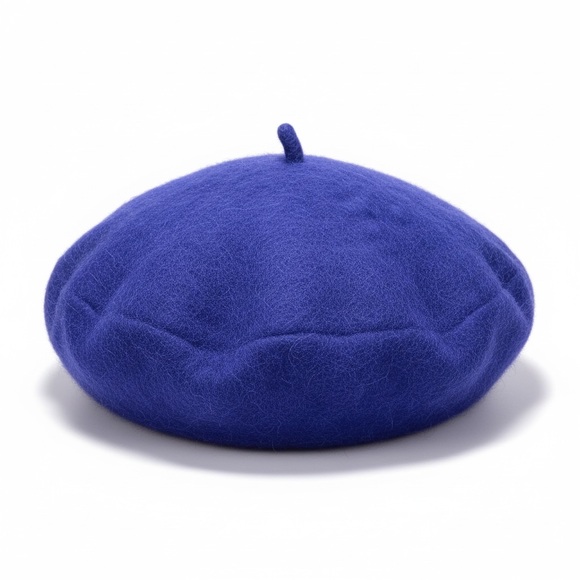 GUCCI HAT FURRY MOHAIR WOOL BERET RETRO INSPIRED w LOGO DETAIL - Picture 6 of 12